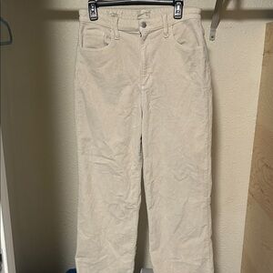 Universal Thread Cream Wide Leg Women's Corduroy pants